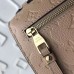 Louis Vuitton Pochette Metis Monogram Empreinte Leather Bag M44245 Beige