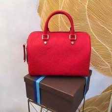 Louis Vuitton Speedy Bandouliere 30 Coquelicot  Monogram Empreinte Leather