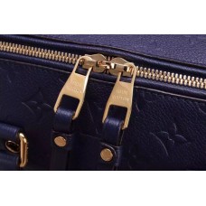 Louis Vuitton Speedy Bandouliere 26 Dark Blue Monogram Empreinte Leather