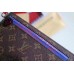 Louis Vuitton Pouch Clutch Small Bag Monogram Canvas Blue Spring Summer 2018