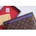 Louis Vuitton Pouch Clutch Large Bag Monogram Canvas Blue Spring Summer 2018