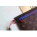 Louis Vuitton Pouch Clutch Large Bag Monogram Canvas Blue Spring Summer 2018