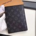 Louis Vuitton Monogram Graphite Canvas Medium Ring Agenda Cover R20240