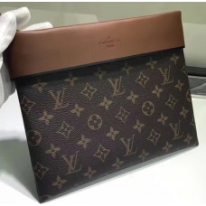 LOUIS VUITTON POCHETTE TUILERIES MONOGRAM BROWN M64035 2017