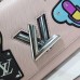 Louis Vuitton Travel Stickers Epi Twist MM Bag M52487 Rose Ballerine 2019