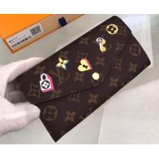 Louis Vuitton Love Lock Monogram Canvas Sarah Wallet M64117 2019