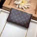 Louis Vuitton Monogram Canvas Blooming Flowers Pochette Double Zip Bag M63905 Pink 2019