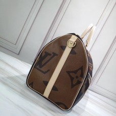 Louis Vuitton Monogram Canvas and Reverse Keepall Bandoulière 50 Bag M41416 2019