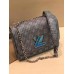 Louis Vuitton Monogram LV Pop Print Twist MM Bag M55480 Blue 2019