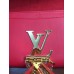 LOUIS VUITTON CHAIN LOUISE CLUTCH BAG Coral Red M94648