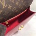 Louis Vuitton Patent Leather Monogram Canvas Cherrywood Bag Red 2018