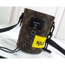 Louis Vuitton Monogram Canvas Chalk Nano Bag M44632 Marron 2019