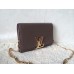 LOUIS VUITTON CHAIN LOUISE CLUTCH BAG Gray