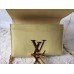 LOUIS VUITTON CHAIN LOUISE CLUTCH BAG little yellow