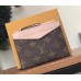 Louis Vuitton Porte-Cartes Monogram Canvas Card Holder M62257 Pink