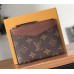 Louis Vuitton Porte-Cartes Monogram Canvas Card Holder M62257 Coffee