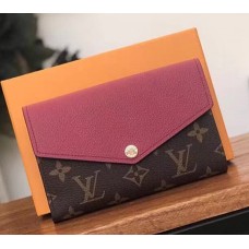 Louis Vuitton Pallas Canvas Wallet Monogram Canvas M64042 Fuchsia