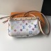 louis vuitton vintage multicolor monogram mini bag M92649 WHITE