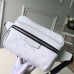 louis vuitton Outdoor Bumbag white in taiga leather M30247