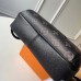 louis vuitton Outdoor Bumbag black in taiga leather M30245