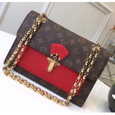 Louis Vuitton Monogram Canvas With Colorful Calfskin Victoire Shoulder Bag M41731 Cherry