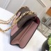 Louis Vuitton Monogram Canvas With Colorful Calfskin Victoire Shoulder Bag M41735 Taupe Glace