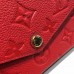 Louis Vuitton pochette felicie monogram empreinte M64065 Cherry(KD-741901)