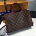 Louis Vuitton Monogram Coated Canvas Popincourt PM M43462  Raisin 2017