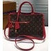 Louis Vuitton Monogram Coated Canvas Popincourt PM M43434  Red 2017