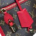 Louis Vuitton Monogram Coated Canvas Popincourt PM M43434  Red 2017