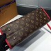 Louis Vuitton Monogram Coated Canvas Popincourt PM M43434  Red 2017