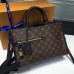 Louis Vuitton Monogram Coated Canvas Popincourt PM M43434  Black 2017