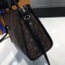 Louis Vuitton Monogram Coated Canvas Popincourt PM M43434  Black 2017