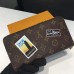 Louis Vuitton Monogram Word Tour Zippy Wallet M60017 2017