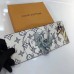 Louis Vuitton Monogram Canvas Animal Print Multiple Short Wallet White 2017