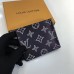 Louis Vuitton Monogram Canvas Animal Print Multiple Short Wallet Black 2017