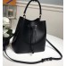 Louis Vuitton Lockme Epi Bucket Bag M54680 Black 2017