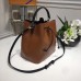 Louis Vuitton Lockme Epi Bucket Bag M54680 Caramel/Black 2017