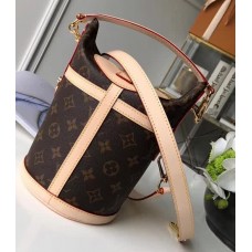 Louis Vuitton Monogram Bucket Shape Duffle Bag M43587