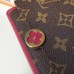 Louis Vuitton Flore Compact Wallet in Monogram Canvas M64588 Fuchsia