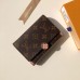 Louis Vuitton Flore Compact Wallet in Monogram Canvas M64587 Pink