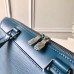 Louis Vuitton Men's Oliver Briefcase in Epi Leather M51691 Blue Oxford 2018