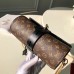 Louis Vuitton Epi Leather and Monogram Canvas Glasses Case Bag M43903 Noir 2018