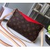 Louis Vuitton Pallas Clutch on Chain M41638 Red 2017