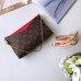 Louis Vuitton Pallas Clutch on Chain M41638 Red 2017