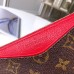 Louis Vuitton Pallas Clutch on Chain M41638 Red 2017