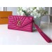 Louis Vuitton New Wave Long Wallet in Calfskin M63298 Hot Pink