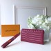 Louis Vuitton New Wave Long Wallet in Calfskin M63298 Burgundy