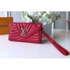 Louis Vuitton New Wave Long Wallet in Calfskin M63298 Red