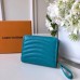 Louis Vuitton New Wave Zippy Short Wallet M63789 Blue